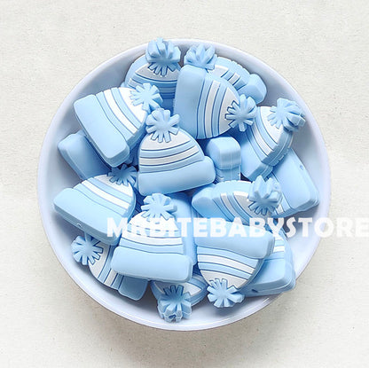 Silicone Beanie Focal Beads 27*25mm