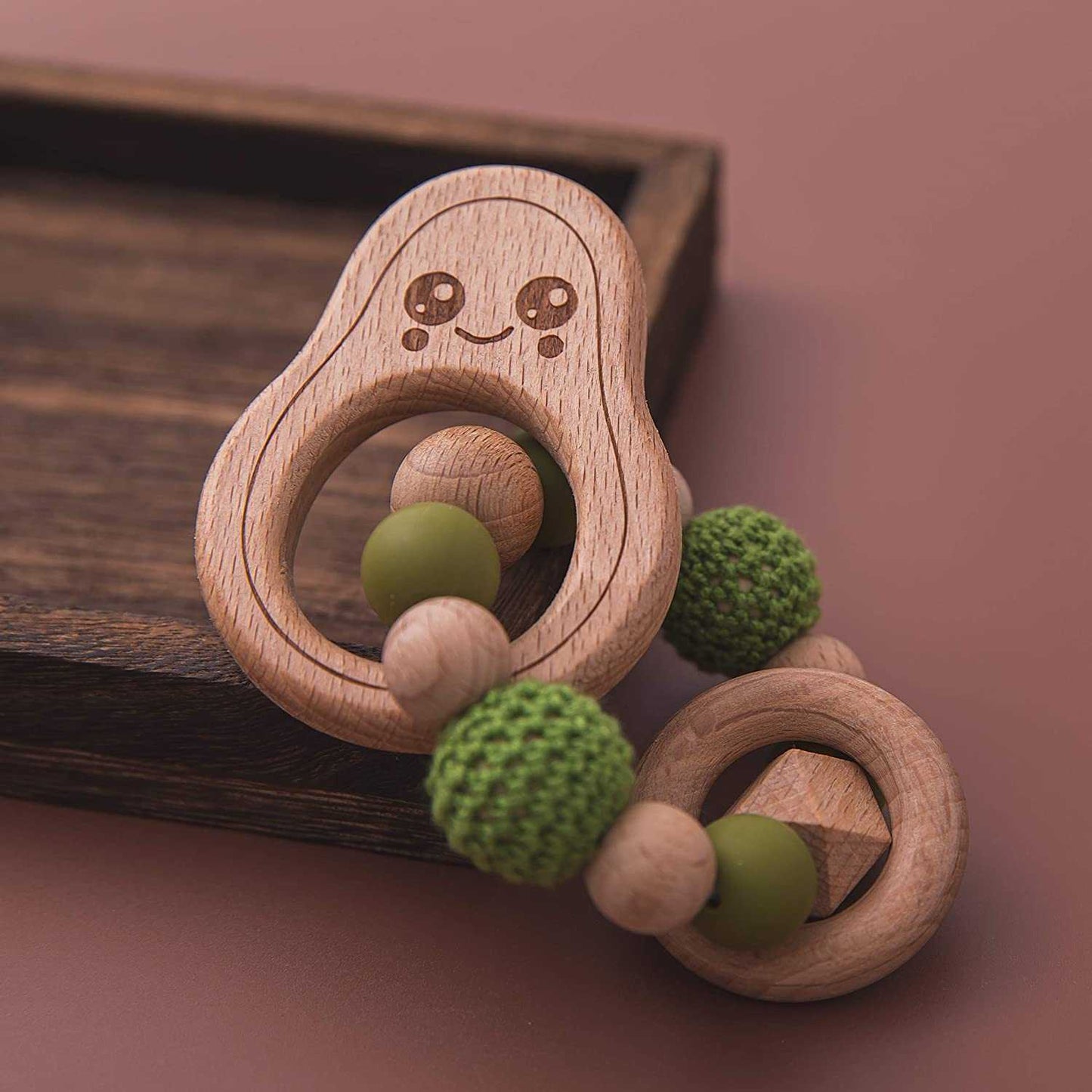Avocado - Bracelet Crochet Beads Toy