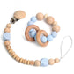 Personalized - Pacifier Chain Rattle Toys Set